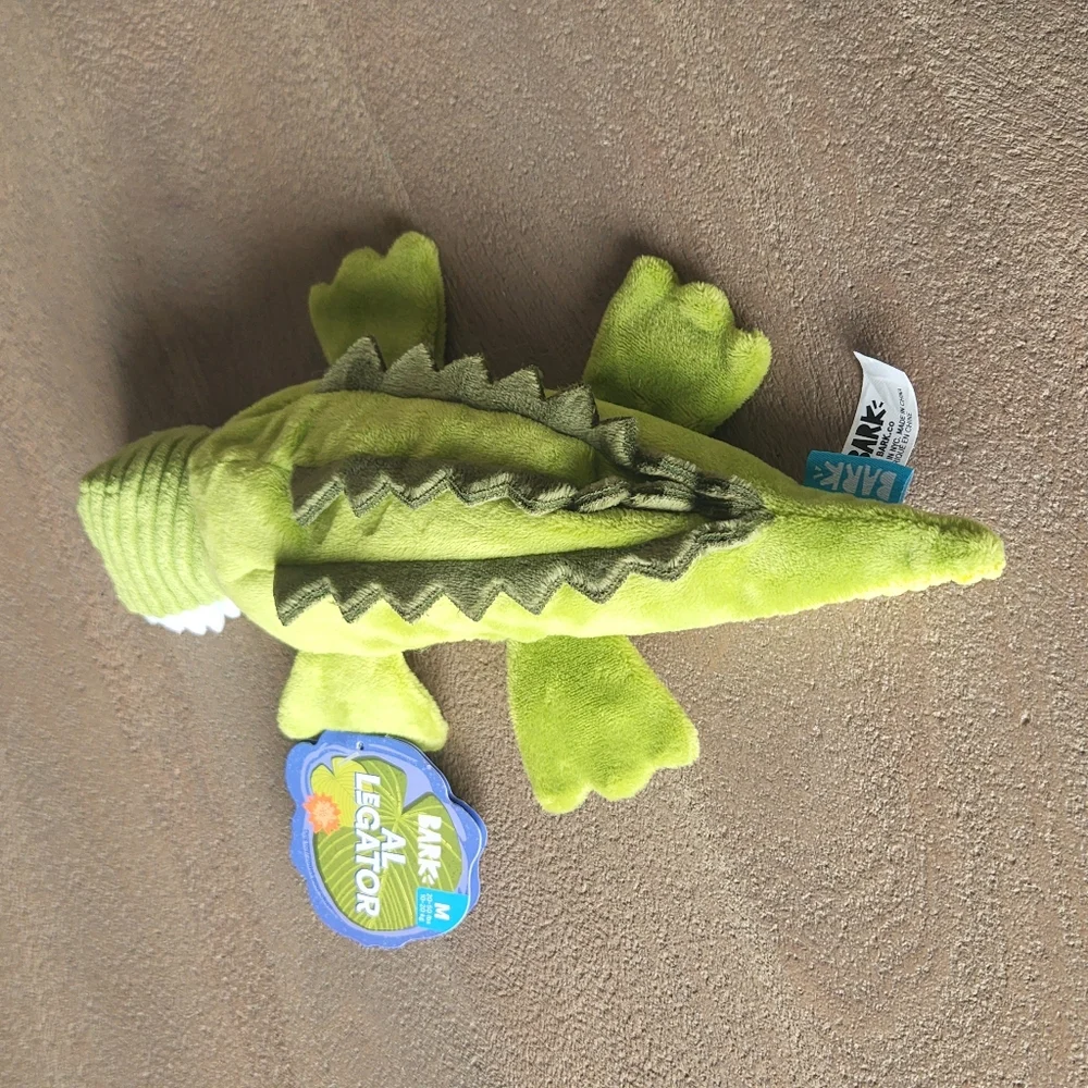 New Bark Box “ Al Legator “ Dog Toy Ocean Alligator Crocodile Medium Size